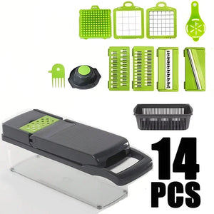 Portable Vegetable Cutter Shredder Multifunctional Slicer Potato Chopper Carrot Grater Reusable Fruit Veggie Cutting Tool