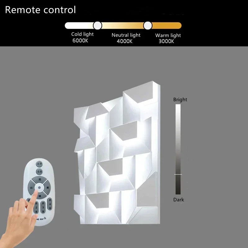 Italian Design Wall Lamp LED Background Sconce Creativity Art Model Indoor Living Dining Room Bedroom Hallway Home Decor Lamp