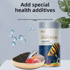 Yee High Protein Koi Feed Sinking Fish Food Sinking General Map Fish Zhaocai Silver Arowana Rohan Goldfish Parrot Fish Food