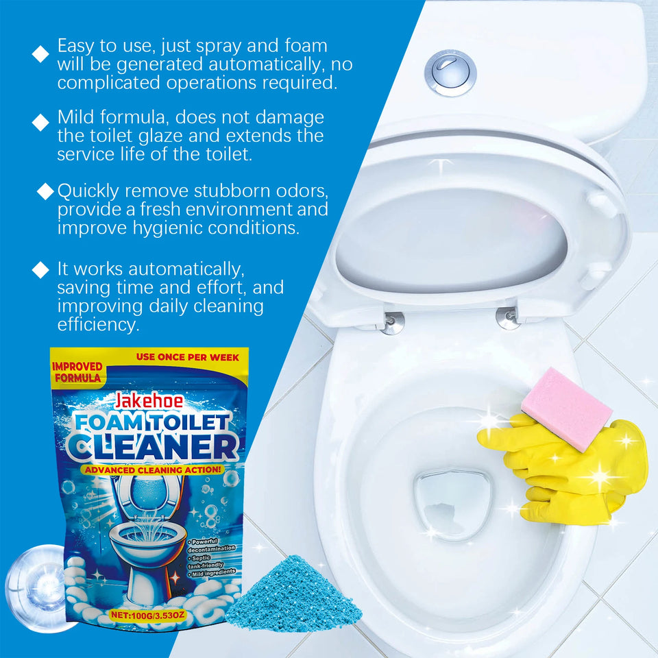Toilet Bowl Foam Cleaning Powder Bathroom Toilet Cleaning Decontamination Keep Fresh Air For Household Multi-Purpose Cleaner