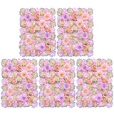 Artificial Wall Panels Flower Wall Mat Silk Flower Panels for Outdoor Garden Backyard Fence Privacy Screen and Indoor Wall Decor