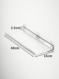 Acrylic Storage Rack Wall Panel No Need To Drill Holes, Bathroom, Bathroom, Kitchen Storage Rack, Organic Glass Strong Sticker