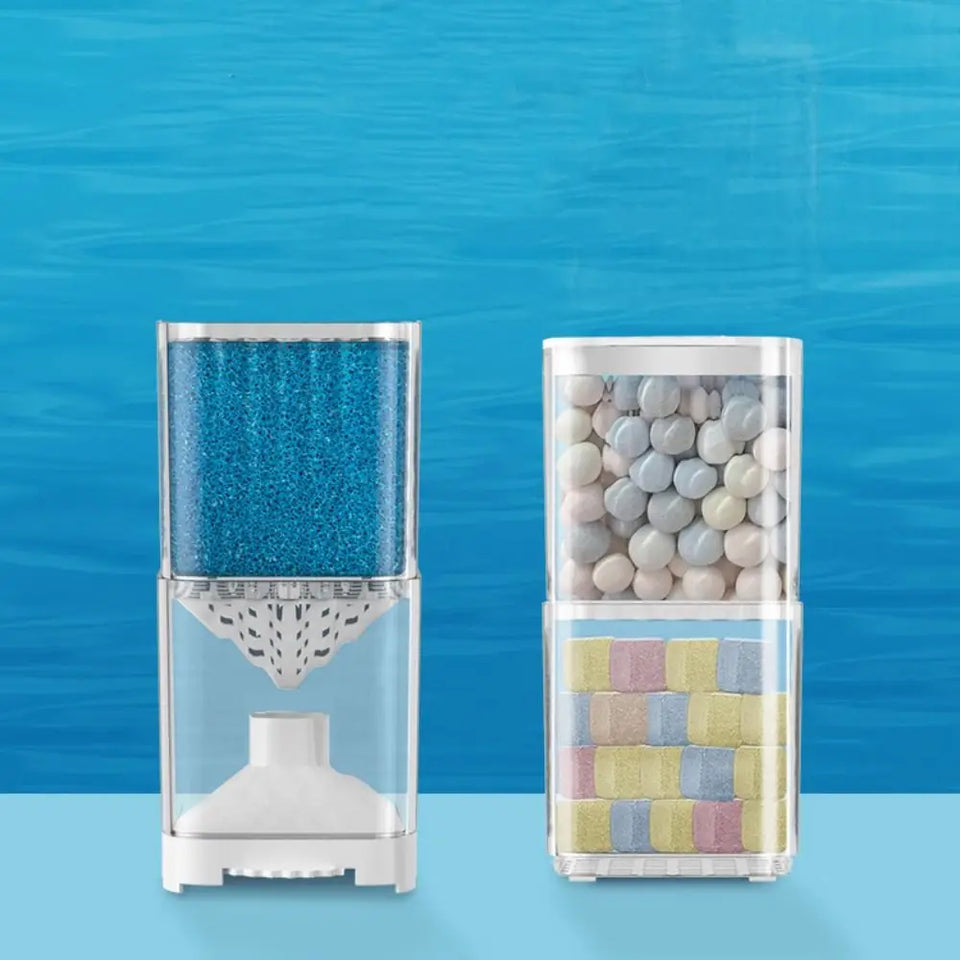 Mute Fish Tank Submersible Filter Plastic Built-in Filter Water Purification Water Circulation Pump Removable Suction Toilet