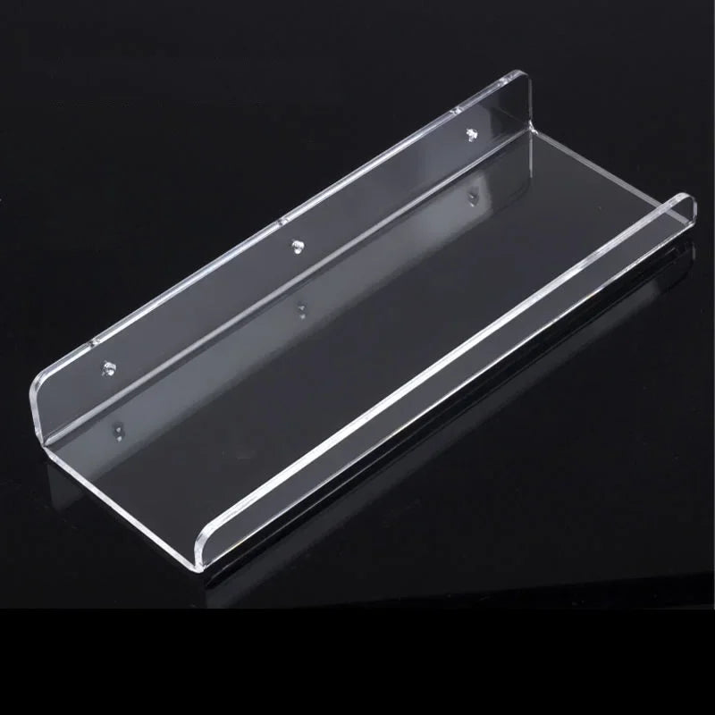 Acrylic Storage Rack Wall Panel No Need To Drill Holes, Bathroom, Bathroom, Kitchen Storage Rack, Organic Glass Strong Sticker