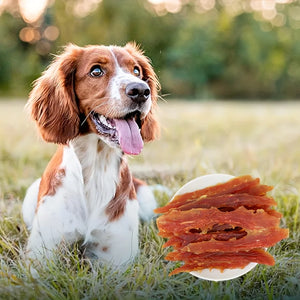 2-Pack(2 x 200g/7.05oz)Chicken Jerky Treats For Small, Medium, Large Dog, Made With Real Pure Chicken - Healthy