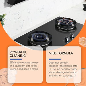 120ml Kitchen Oil Cleaner Remove Grease Stain Strong Decontamination Household Oil Dirt Cooktops Stoves Cleaning Spray Easy Use