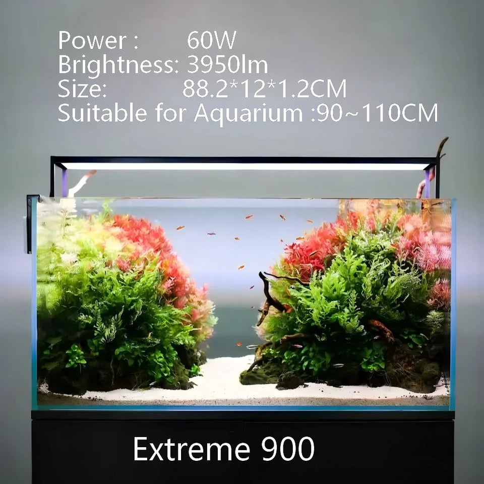 LED Aquarium light MICMOL Extreme II 450 600 900 1200 Adjustable bracket App Control Planted Growth Water Grass Fish Tank Lamps