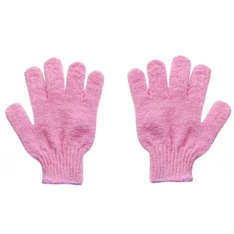 1-4pcs Body Cleaning Washcloth Soft Brush Home Hotel Bathroom Shower Ball Back Scrubber Set Exfoliating Skin Towel Bath Gloves