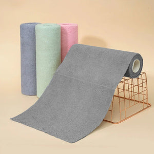 Microfiber Cleaning Cloths  - Reusable Lint-Free Towels for Kitchen, Dishes, Glass, Streak-Free & Oil-Resistant (Assorted