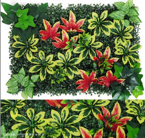 Green Artificial Plants Wall Panel Plastic Outdoor Lawns Fake Flowers Decor  Wedding Backdrop Party Garden Grass Flower Wall