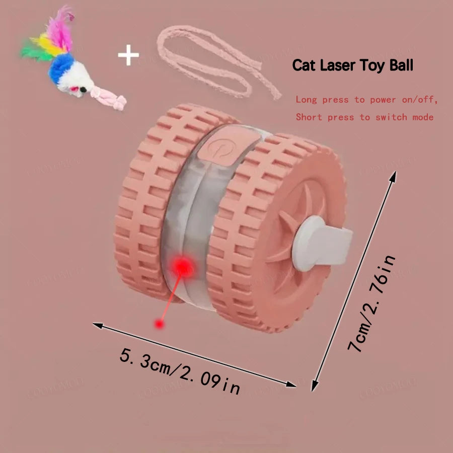 Intelligent Dog Toy Ball Electronic Interactive Cat Toy Usb Automatic Moving Bouncing Ball For Large Medium Dog Holiday Pet Gift