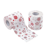 Toilet Paper Christmas Pattern Series Roll Paper Santa Claus Reindeer Hygienic Paper Creative Toilet Papers Rolls Funny Napkins