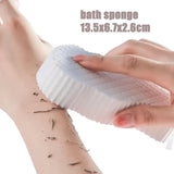 Foot Wash Mat Silicone Sponge Body Brush in The Shower Reusable Wall Mounted Back  Silicone Bath Foot Massage Pad Shower