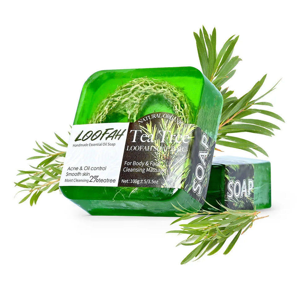 New Arrival Lemon Loofah Soap 100g Handmade Essential Oil Soap with Loofah Lavender Soap Rose Soap Kojic Acid Soap Turmeric Soap
