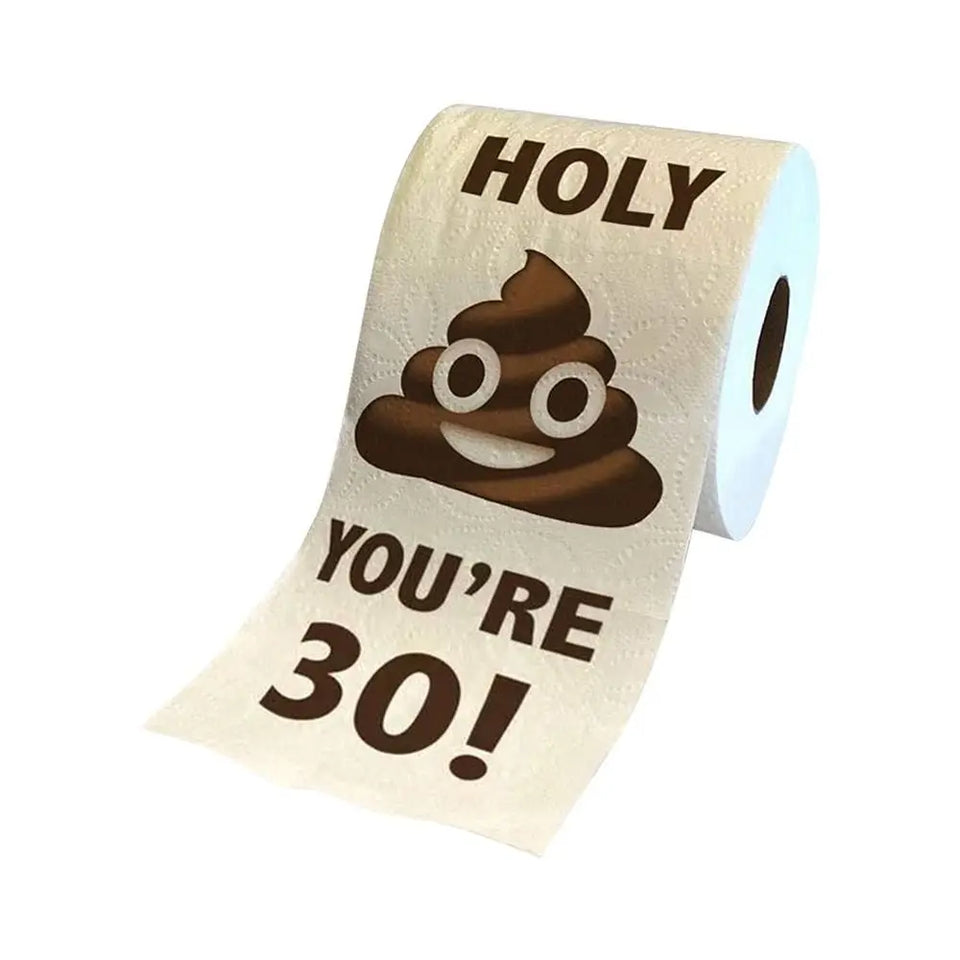 Cartoon Room Supplies Decor Tissue Party Decoration Funny Birthday Rolls Toilet Paper Roll Printed Funny Paper Towel