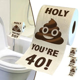 1 Roll Room Supplies Decor Tissue Birthday Gifts Toilet Paper Funny Birthday Rolls Roll Printed Funny Paper Towel