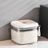 6L/12LSealed Rice Bucket Flour Storage Box Large Capacity Pet Grain Storage Bucket Cat Grain Bucket Miscellaneous Grain Rice Jar