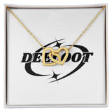 Interlocking Hearts Necklace (Yellow & White Gold Variants)